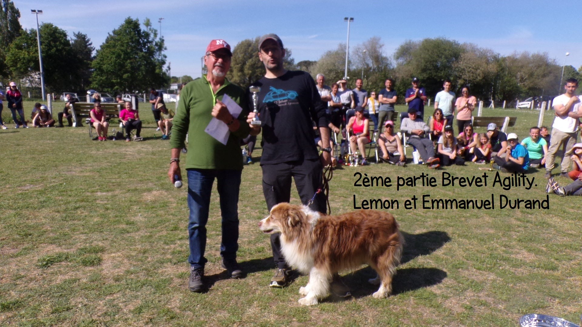 Lion King  et Emmanuel Durand. 1er degré  2ème partie de Brevet d'agility