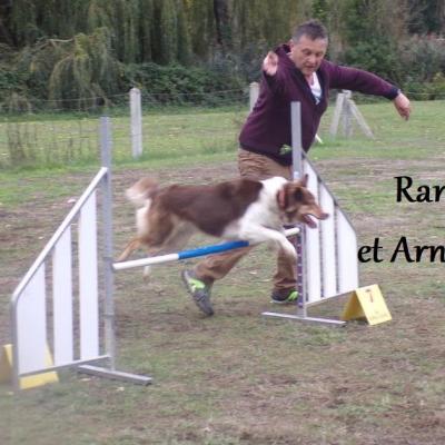 Arnaud et Rana Pass Agility obtenu 