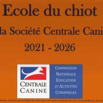 Agrément Ecole du Chiot SCC