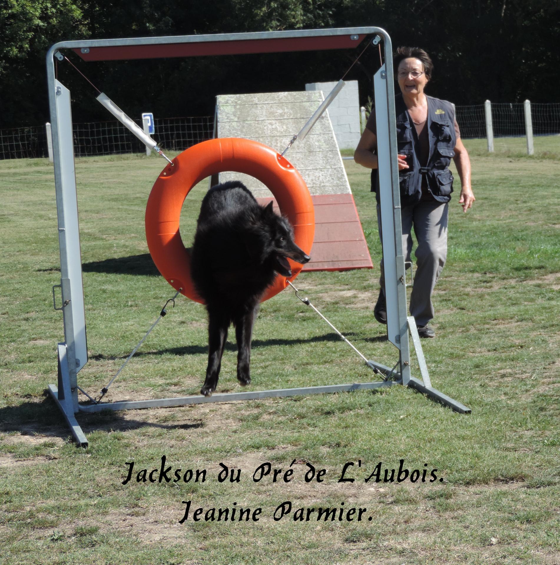 Jeanine Parmier avec Jackson du Pré de L'Aubois 1er degré