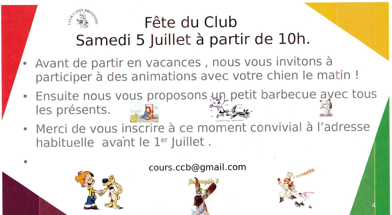 Fête du Club